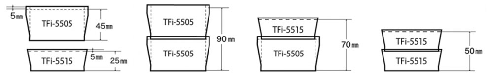 TFi-5505(5515)は何センチ上げられますか?