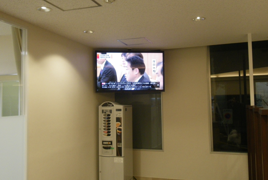 スポーツ施設内