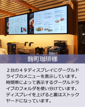 SNSサイネージ（Instagram・GoogleDrive）